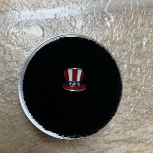 Never used origami owl Uncle Sam hat charm